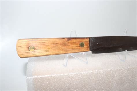 Vintage Old Hickory Tru Edge Ontario Butcherkitchen Knife 8 116 Inch