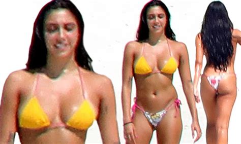 Lourdes Leon Taking Off Bikini
