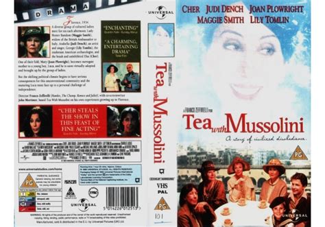 A woman (joan plowright) takes in a boy in world war ii italy. Tea with Mussolini (1999) on Universal (United Kingdom VHS ...