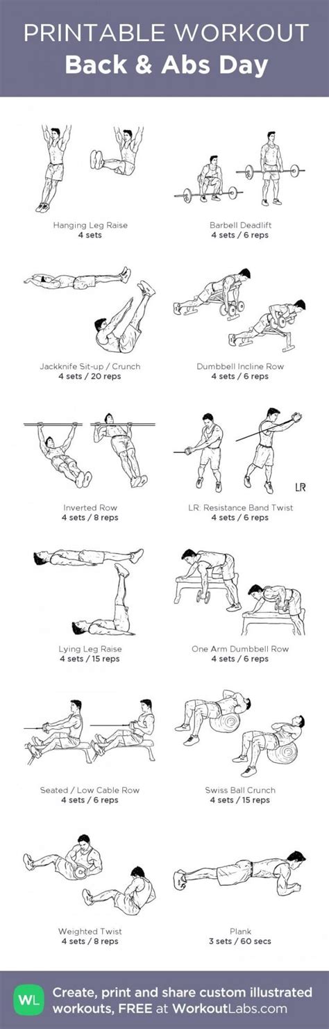 Free Printable Workouts And Custom Routine Builder Workoutlabs 2499532
