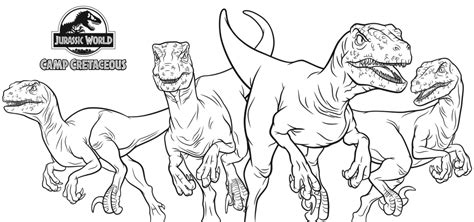 Jurassic World Camp Cretaceous Coloring Pages Netflix Jurassic Jurassic World Camp Cretaceous