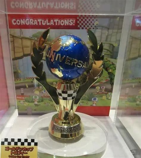 Usj Super Nintendo World Exclusive Golden Trophy Figurine Object