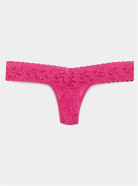 Low Rise Lace Thong Hanky Panky Shop Womens Thongs Online Simons