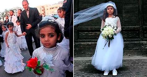 Sorprendentes fotografías que retratan la dura realidad de las Niñas que son obligadas a casarse