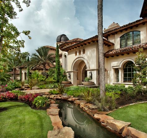 Mediterranean Tuscan Style Homehouse Interiors And Exteriors