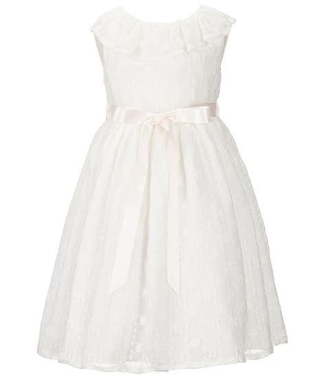 Laura Ashley London Little Girls´ 2t 6x Swiss Dot Bow Dress Dillards