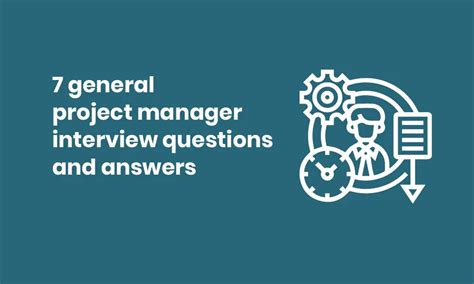 69 Project Manager Interview Questions Tg