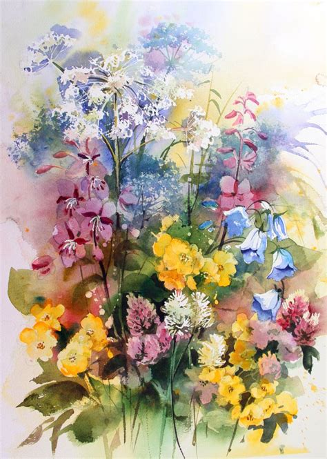 183 Best Wild Flower Paintings Images On Pinterest Flower Pictures