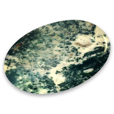 Moss Agate Palm Stone