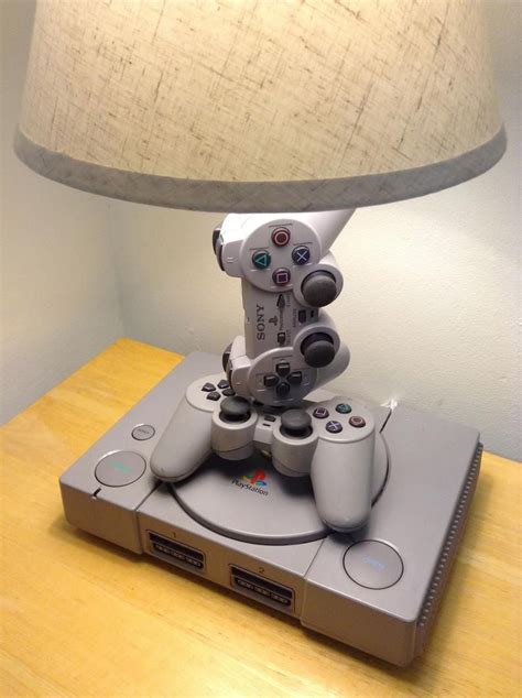 Playstation Desk Lamp Ps1 Console And Controller Sculpture Etsy