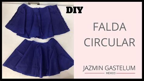 Cómo Hacer La Falda Circular How To Make A Circular Skirt Youtube