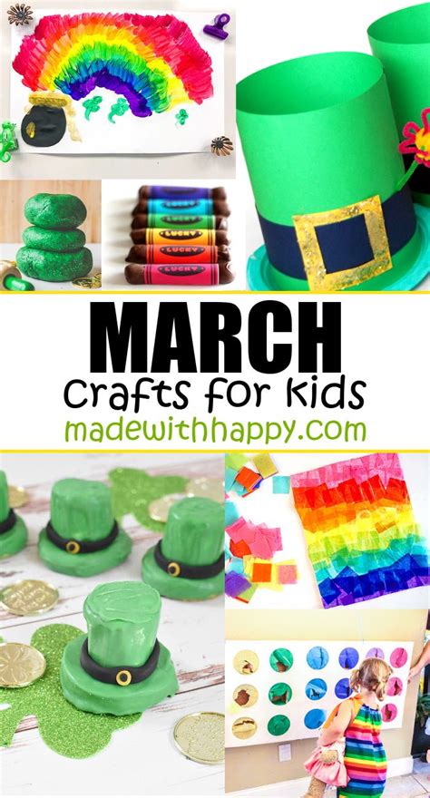 March Crafts For Kids In 2021 March Crafts Kids Crafts St Patrick