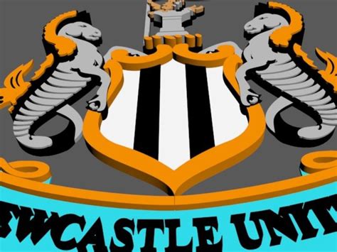 Newcastle Fc Badge How To Draw Newcastle United Fc Badge Drawing The