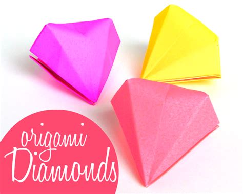 Omiyage Blogs Diy Origami Diamonds Origami Diamond Diy Origami Origami