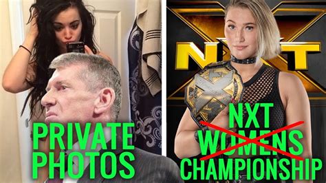 Wwe On Leaked Private Photos Of Wwe Superstars Wwe Change Nxt Title