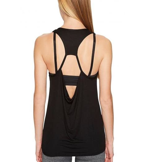 Women S Sleeveless Backless Yoga Shirts Workout Tank Gym Sexy Halter Tops Black CT MRUATX