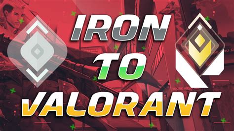 Easiest Way To Rank Up In Valorant Ranked Iron To Valorant Youtube