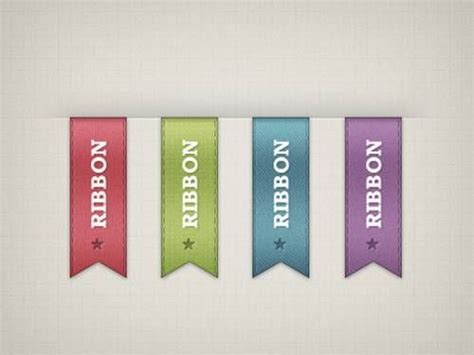 50 Amazing And Useful Free Ribbons Psd Templates Web Design Freebies