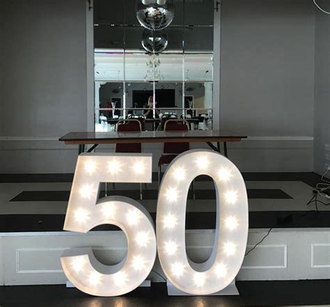 3ft 4 Ft Giant Birthday Light Up Numbers Illuminated Event Etsy