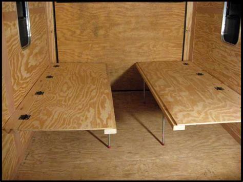 The plate form of the space you have to put your mattress is 76l x. Enclosed trailer- mobile hunting shack-