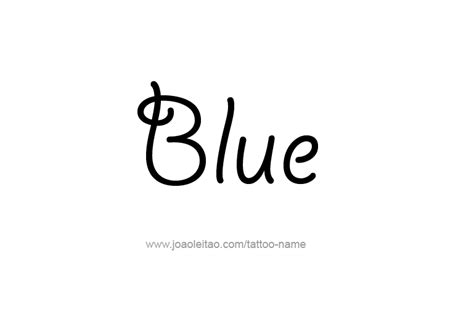 Blue Color Name Tattoo Designs Page 2 Of 5 Tattoos With Names