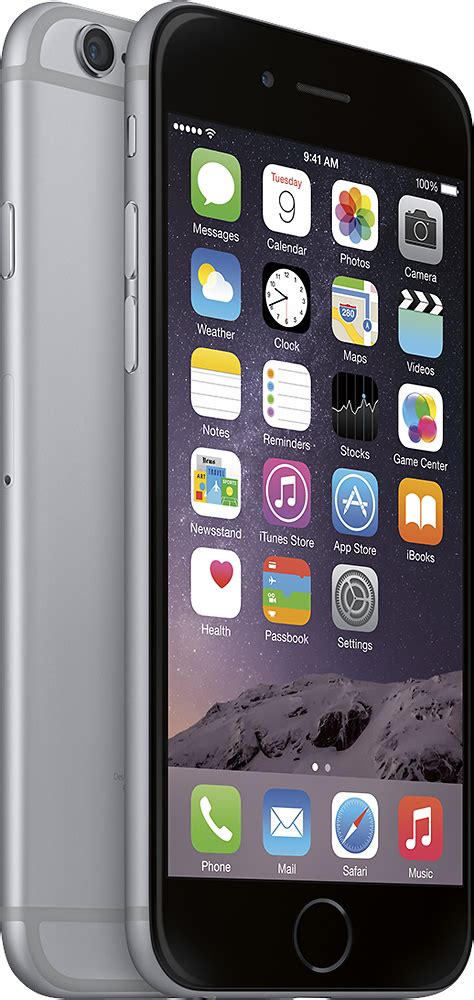 Best Buy Apple Refurbished Iphone 6 16gb Space Gray Sprint Mg692lla