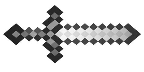 Minecraft Diamond Sword Coloring Page