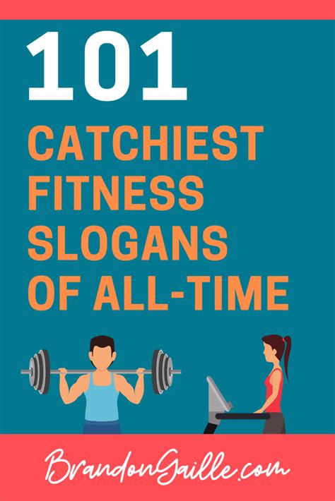 101 Catchy Fitness Slogans And Taglines