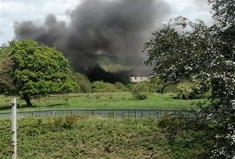 Test subject for rentable shared electric scooters since april. Major smoke plume from fire at buildings near former ...