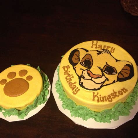 Cakes By Bekah Lion King Cake For First Birthday Lion King Birthday