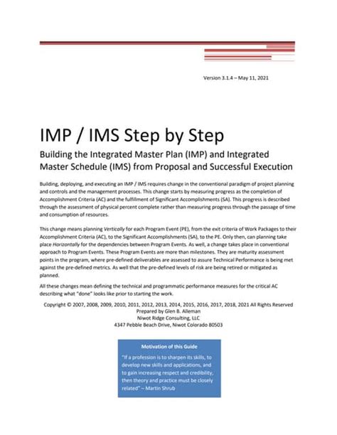 Imp Ims Step By Step Pdf
