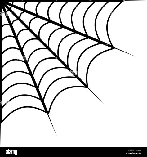 Spider Web Vector Symbol Icon Design Beautiful Illustration Isolated