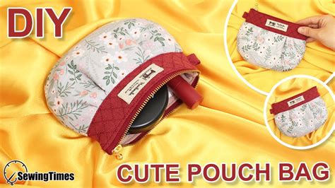 Diy Cute Pouch Bag Small Purse Free Pattern And Tutorial Sewingtimes