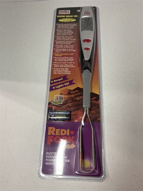 Maverick Et 64 Redi Fork Pro Electronic Food Probe Thermometer With