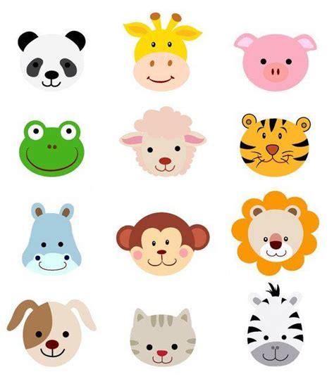 36 Cartoon Animal Faces Clipart Clipart Best Clipart Best