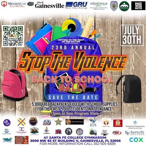 Alachua Schools On Twitter The Stop The Violence Back To School Rally