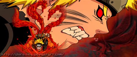 Rage Of Kyuubi Naruto By Shiro Lilly On Deviantart