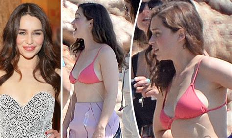 Emilia Clarke Game Of Thrones Emilia Clarke Flaunts Enviable Bikini Body As She