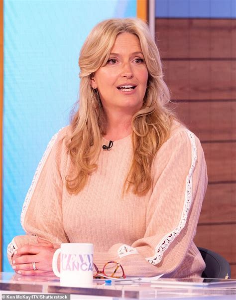 penny lancaster reveals her police uniform left her with sores on her love handles daily