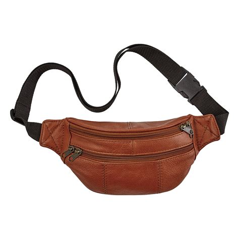 Stylish Leather Fanny Pack Signals