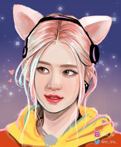 9 Best Of Rose Blackpink Cartoon Ocean K Pop