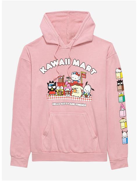 Sanrio Hello Kitty And Friends Kawaii Mart Group Portrait Hoodie