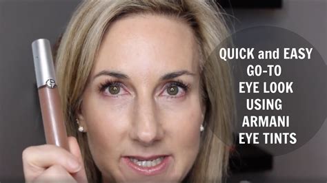Quick And Easy Eye Look Using Giorgio Armani Eye Tints Youtube