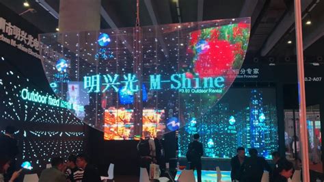 2m Round Transparent Screen Led Circle Display With Crystalline Display