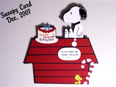 Outside for your birthday, i have prepared a special dish inside baloney happy birthday hallmark, s condition excellent, unused, with birthday cards printable choosing the best photo cards account for your altogether party, conjugal battery or some added adapted. Snoopy Birthday Card by PunkBouncer on DeviantArt