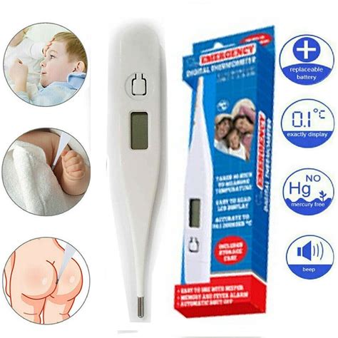 Fast And Accurate Digital Oral Thermometer Rectal Or Underarm Digital Lcd Medical Thermometer