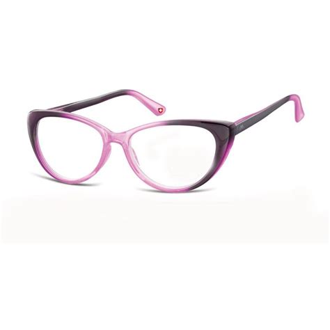 Cats Eye Two Tone Reading Glasses Blue