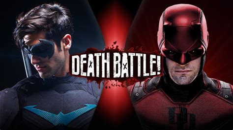Nightwing Vs Daredevil Dc Vs Marvel Death Battle Realtime Youtube