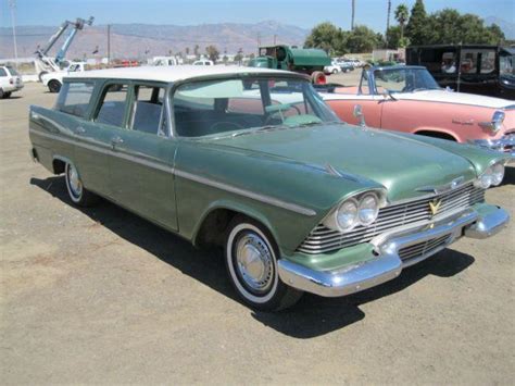 1958 Plymouth Custom Suburban 4 Door Wagon