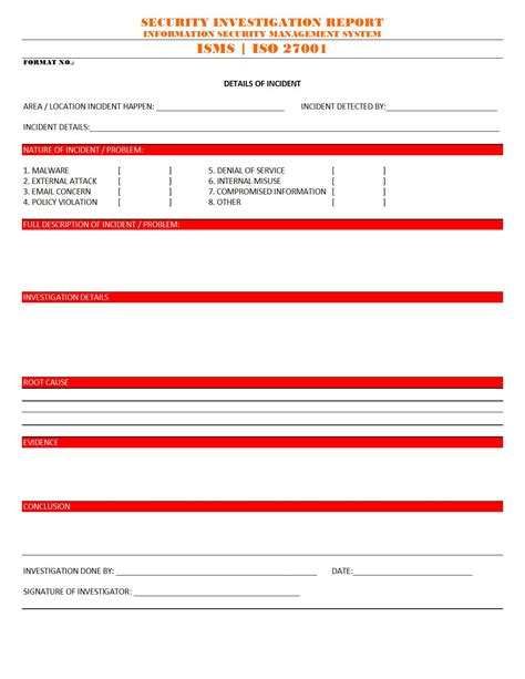 Security Audit Report Template